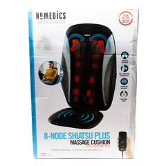 Homedics 8-Node Shiatsu Massage Cushion with Heat Grade A