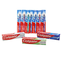 COLGATE MIXED 792CT TOOTHPASTE/TOOTHBRUSH DISPLAY- CAVITY PROTECTION TOOTHPASTE GREAT REGULAR FLAVOR 4 OZ  264 PCS (UPC #035000514066) , COLGATE BAKING SODA PEROXIDE WHITENING BRISK MINT PASTE  4 OZ 168 PCS (UPC #035000510921), COLGATE SPARKLING WHIT