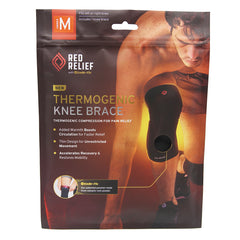 Red Relief - Size Medium- Theromgenic Knee Brace - 1 knee brace - 6pc PDQ display