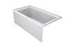 LNS 6036 RECT LH NJ SKT W Bathtub Linea White 6036 Skirted Soaking NO Warranty included, Factory Warranty Voided
