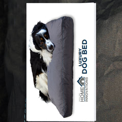 Home Innovations Luxury Dog Bed  Polyester Fibers 50% Feathers And Down 50% (80% Duck Feathers, 20% Duck Down) Contents Sterilized  Bed Size 36 in X 24 in