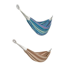 Bliss Oversize Brazilian Hammock in a Bag, Colors PDQ Cappuccino & Malibu Stripe