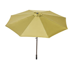 9' Aluminum Umbrella With Crank And Tilt - Sage Green