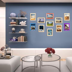 Unfinished Wood Picture Frames 12 Pack 6 x 4 inch Kickstand