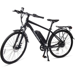 FreeForce The Fairmount 20-in. Electric Commuter Bike with Thumb Throttle and Pedal Assist in Matte Black