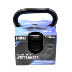 Shock Athletic 20 lb Adjustable Kettlebell