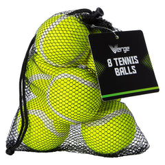 Verge 8 pack Of Tennis Balls In Mesh Bag