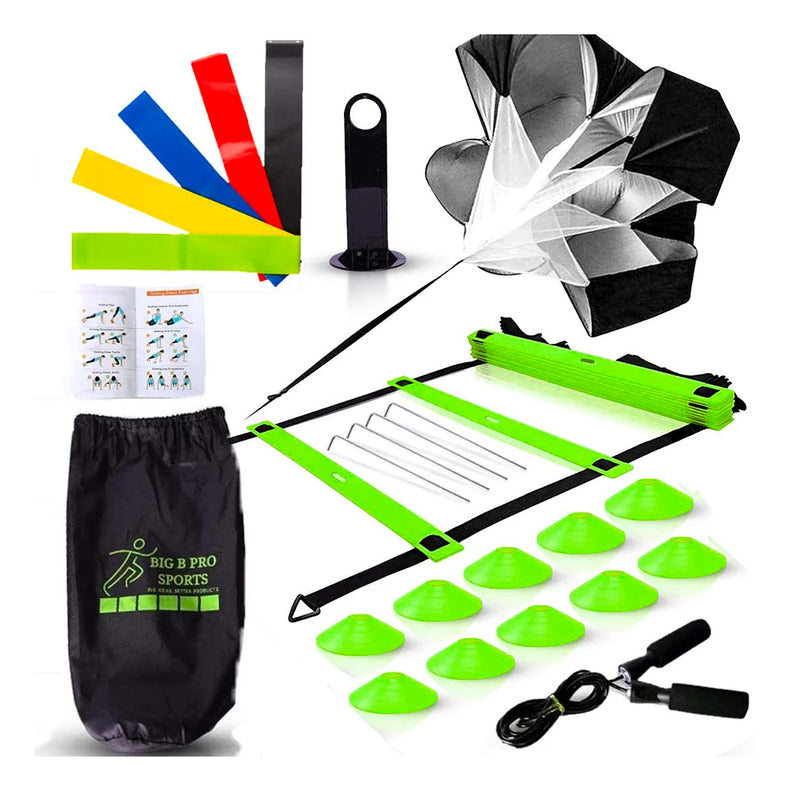 Load image into Gallery viewer, Big B Pro Sports Agility Training Set Green
