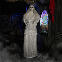 HAUNTED HILL FARM - 5-FT. HANGING SPINNING BRIDE