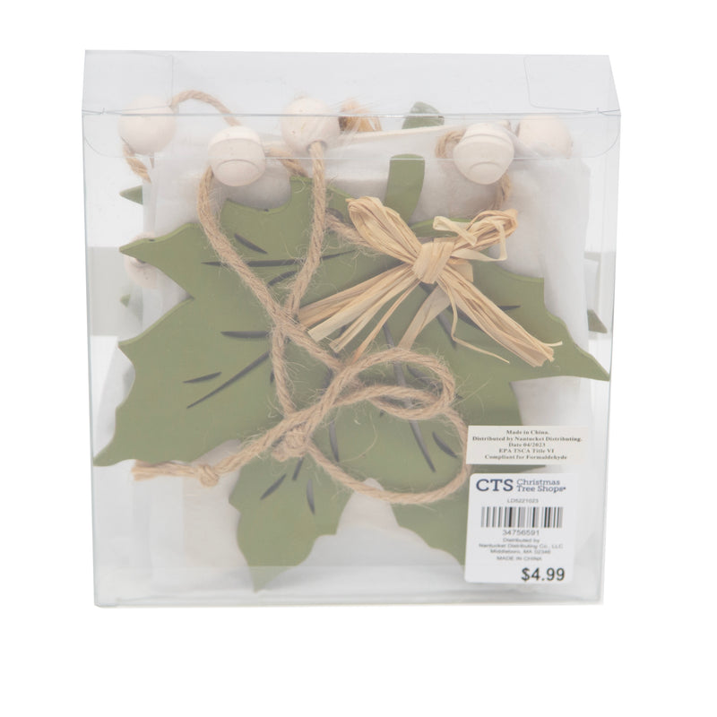 Load image into Gallery viewer, Decorative Banner Wooden Leaves 32&quot; Long ( CTS Price Tag $4.99 Attached )
