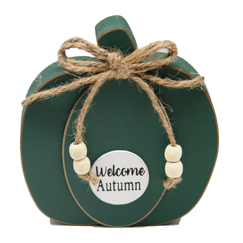 Load image into Gallery viewer, Wooden Pumpkin Stand 6&quot; Assorted Styles
