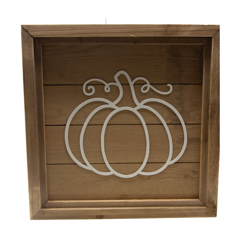 Load image into Gallery viewer, Harvest Hanging Wooden Pumpkin 16&quot; ($14.99 Price Tag)
