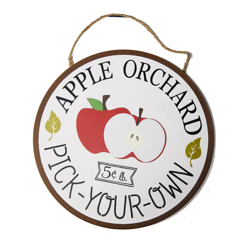 Hanging Wooden Red Apple 16