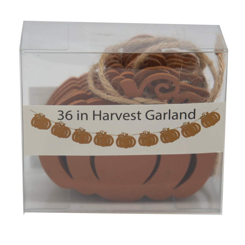 Load image into Gallery viewer, Decorative Banner Wooden Pumpkins 36&quot; Long (CTS price tag $4.99)
