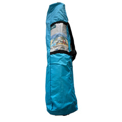 POP UP BEACH TENT 8FT X 8FT X 5FT - BLUE & YELLOW