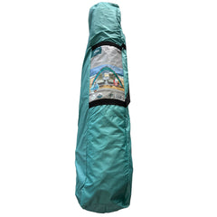 POP UP BEACH TENT 8FT X 8FT X 5FT - TEAL & ORANGE