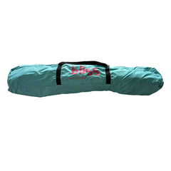 POP UP BEACH TENT 8FT X 8FT X 5FT - TEAL & ORANGE