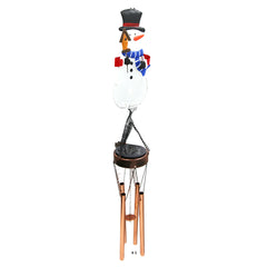 Solar Snowman Wind Chime