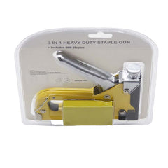 3 In 1 Heavy Duty Staples Gun With 600 Staples