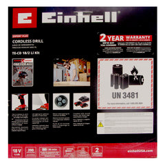 Einhell Cordless Drill Kit TC-CD 18/2 Li Kit