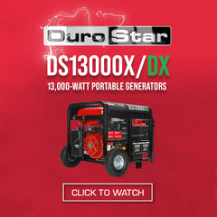 DuroStar DS13000X 13,000/10,500-Watt - 500cc Electric Start Portable Generator - Refurbished Grade A