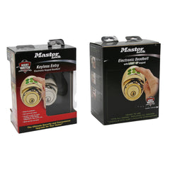 MASTERLOCK Single Cylinder Deadbolt With Electronic Keypad, Satin Nickel