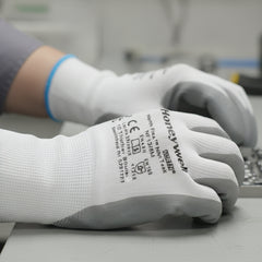 NorthFlex Nitri Task Gloves Med - Charcoal Gray - Sold as a 12pk Bundle