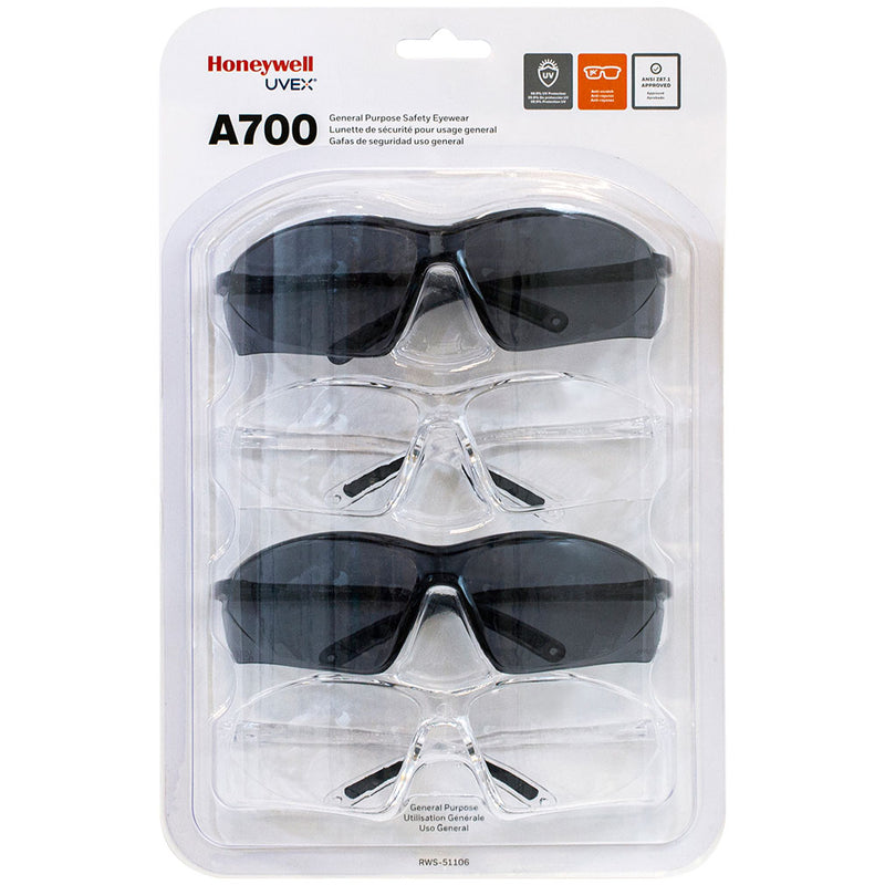 Load image into Gallery viewer, Honeywell 4 PK A700 Safety Eyewear
