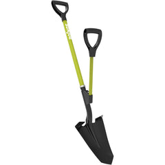 Sun Joe 40-IN Strain-Reducing D-Handle Spear Head Shovel w/Spring Assist Handle