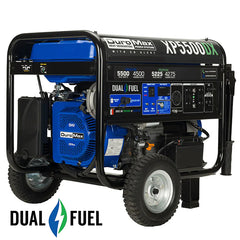 Duro Max XP5500DX 5.500-Watt/4 500-Watt 224cc Electric Start Dual Fuel Portable Generator - Refurbished Grade A