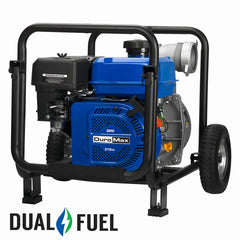 Duromax XP650WX 212cc 264-GPM 3 Dual Fuel Portable Semi- Trash Water Pump