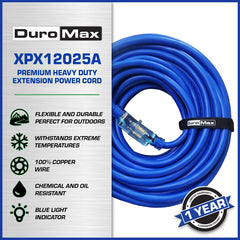 DuroMax XPX12025A 25 ft 12 Ga Power Cord