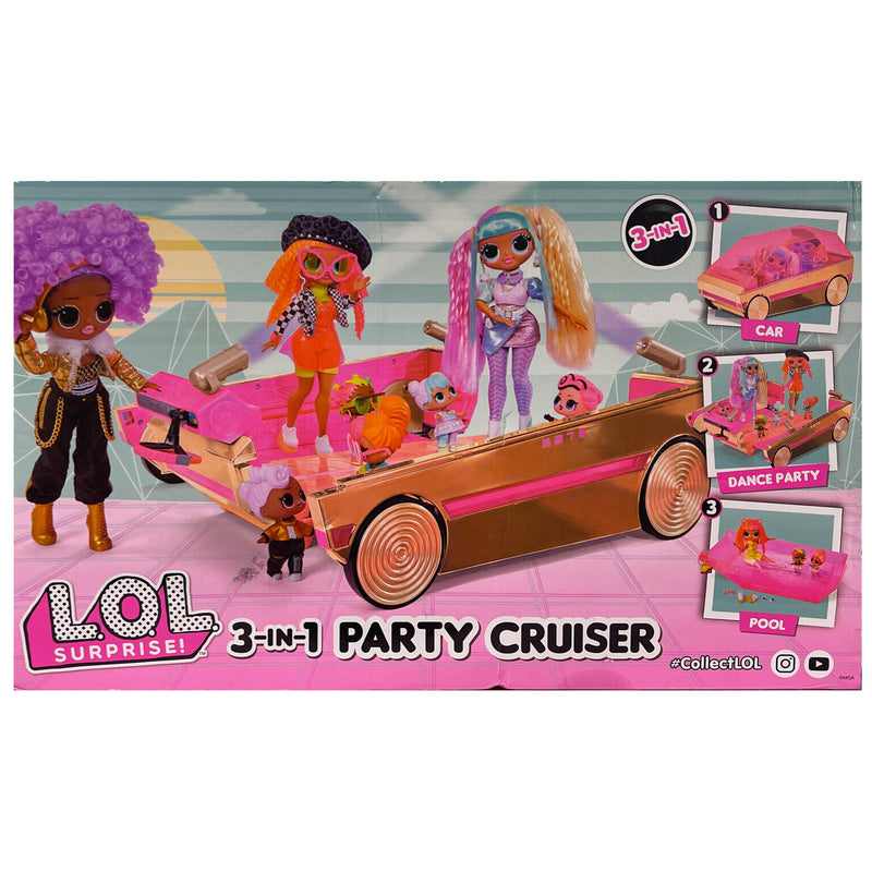 Load image into Gallery viewer, L.O.L. Surprise! Party Cruiser 3-in-1 Car- Dance Party- Pool
