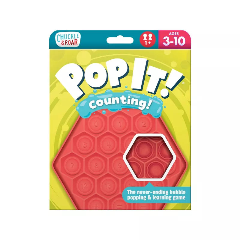 Load image into Gallery viewer, Pop It Counting The Never ending Bubble Popping &amp; Learning Game. Chuckle &amp; Roar
