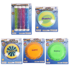 Light-Up Water Toys, Dive Sticks 4 Pieces Display