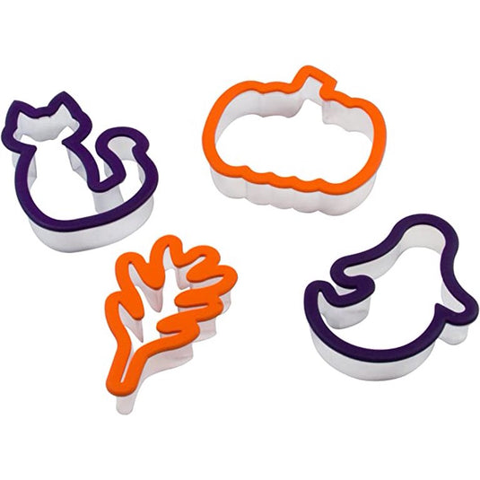 Curious Chef 4 pc Halloween Cookie Cutter Set