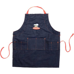 Child Chef Denim Apron DENIM/ORANGE