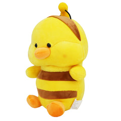 Stuffed Bee-Duck Yellow 10 in
