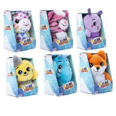 LIL PEEPERS ASSORTED 4 Bumble Bee UPC # 196566388925 - 4 Purple Butterfly UPC # 196566388949 - 4 Orange Fox  UPC # 196566388956 - 4 Blue Elephant UPC # 196566388956 -4 Pink Tiger UPC # 196566388932 - 4 Multi Colored Giraffe UPC # 196566388963