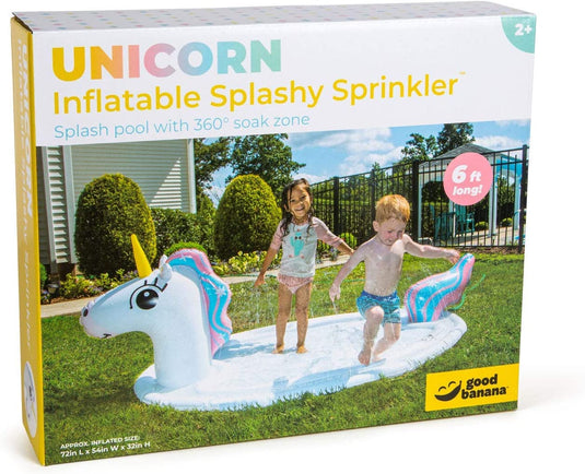 Good Banana Splashy Sprinkler - Inflatable Unicorn