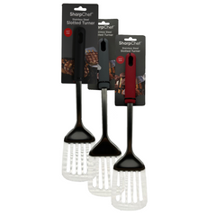 SharpChef Soft Grip Slotted Turner - (8)Black, (8)Red, (8)Grey