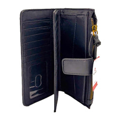 Mundi Paulie Tab Organizer Wallet Black - with pre priced tag $39.99