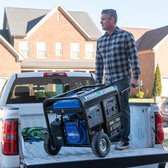 DuroMax XP15000HX 15,000-Watt/ 12,000-Watt 670cc Electric Start Dual Fuel Portable Generator - Grade B Refurbished