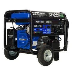 DuroMax Duel Fuel 4,500 Watt/ 3,500-Watt 210cc Electric Start Duel Fuel Portable Generator Refurbished Grade A