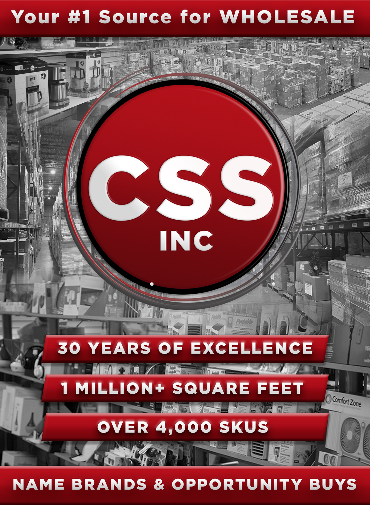CSS Inc. - Wholesale, Name Brands & Opportunity Buys - 4,000+ Items ...