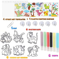 Dinosaur Window and Sticky Art Kit