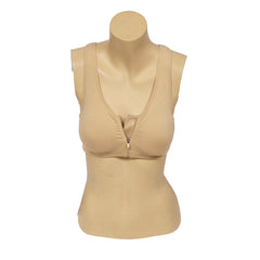 Genie Zip Padded Bra Nude / Medium - Mail Order -As Seen On TV