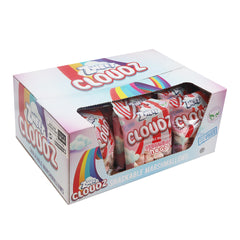 ZWEET CLOUDZ MARSHMALLOW STRAWBERRY HEARTS 3.5 OZ BAG - COMES IN A 24 COUNT DISPLAY - PRICED AND SOLD BY EACH
