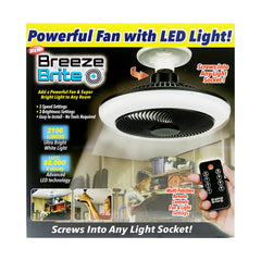 Breeze Brite Powerful Fan With Led Light