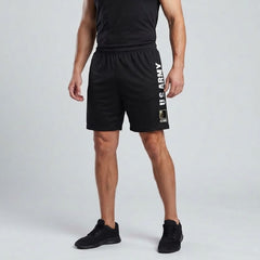 BIG & TALL MEN'S US ARMY - CVC FRENCH TERRY - BLACK (WS# 81100) ~ Shorts